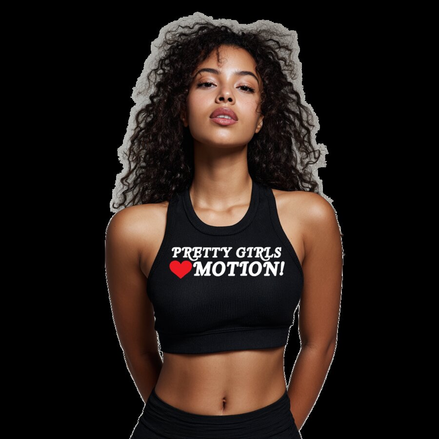 PGLM Tank — Black, on model