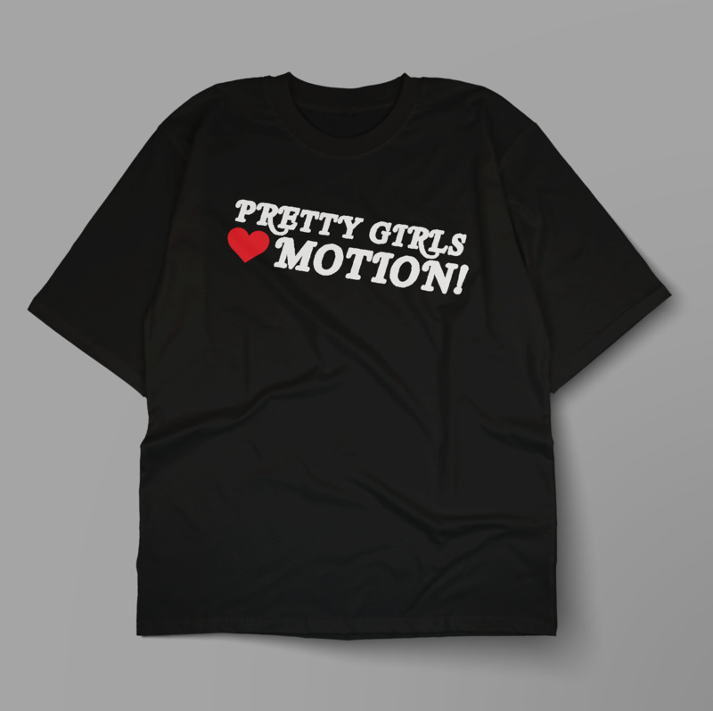 PGLM Oversized Tee — Black